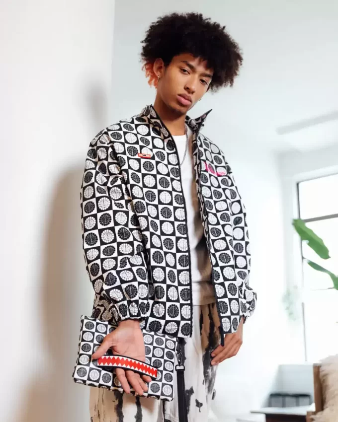 POUCHETTE IN COLLABORAZIONE CON BARBONE A QUADRI RON ENGLISH