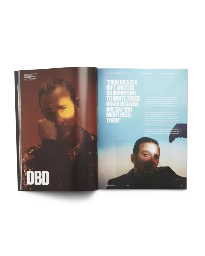 RIVISTA ROLLACOASTER DBD COPERTINA INTERVISTA EDIZIONE LIMITATA STAMPA UK