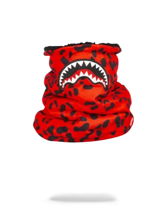 SCALDACOLLO LEOPARDO ROSSO