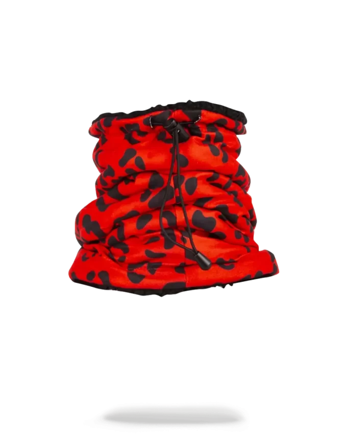 SCALDACOLLO LEOPARDO ROSSO