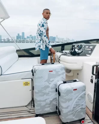 3AM LE BLANC SHARKNAUTICS BAGAGLIO RIGIDO DI GRANDI DIMENSIONI