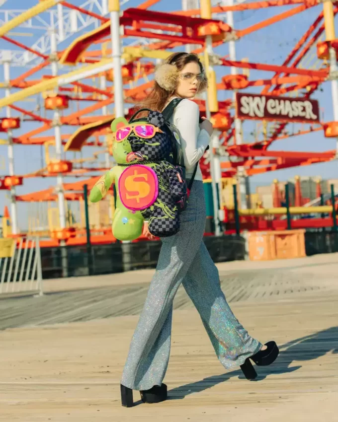 SLIME DIME MONEYBEAR ORSACCHIOTTO SULLO ZAINO SLIME DIME MONEYBEAR ORSACCHIOTTO SULLO ZAINO