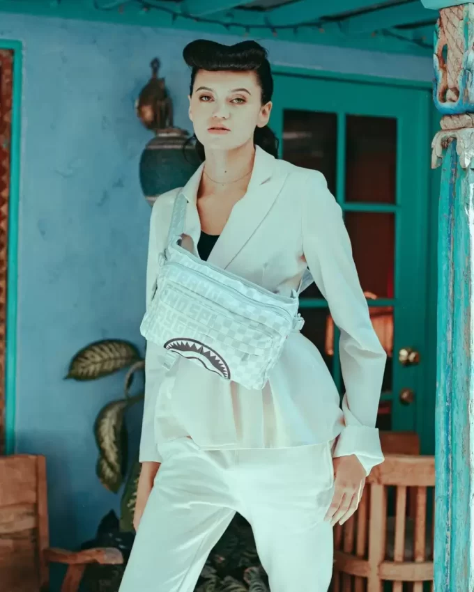 SPLIT THE CHECK (PEARL) BORSA A TRACOLLA CARGO