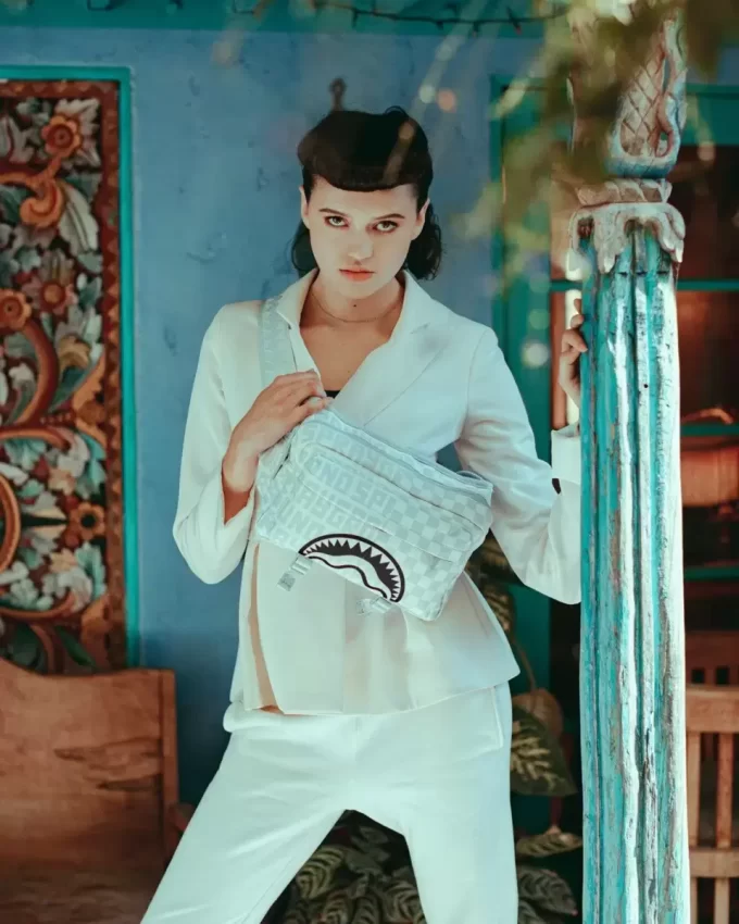 SPLIT THE CHECK (PEARL) BORSA A TRACOLLA CARGO