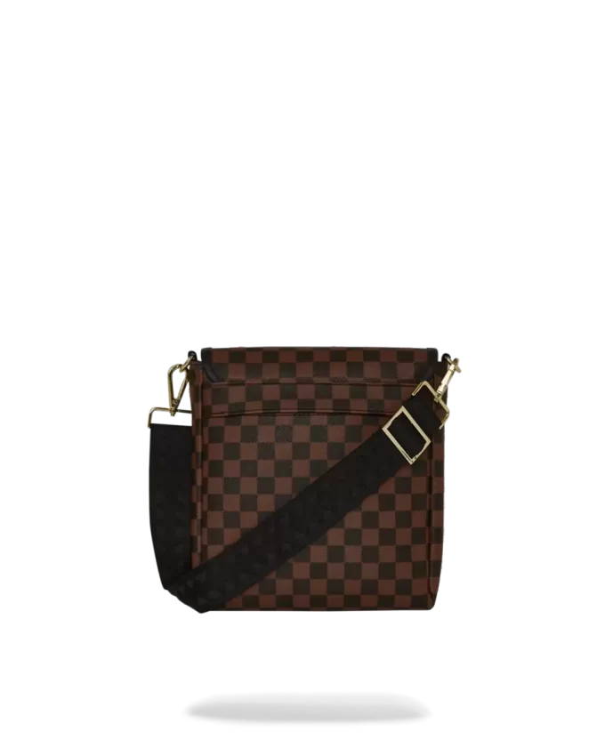 SQUALI DENTI DI SEGA NELLA BORSA MESSENGER DI PARIGI