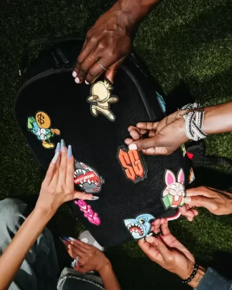 STUCK ON YA – ZAINO CON TOPPA IN VELCRO