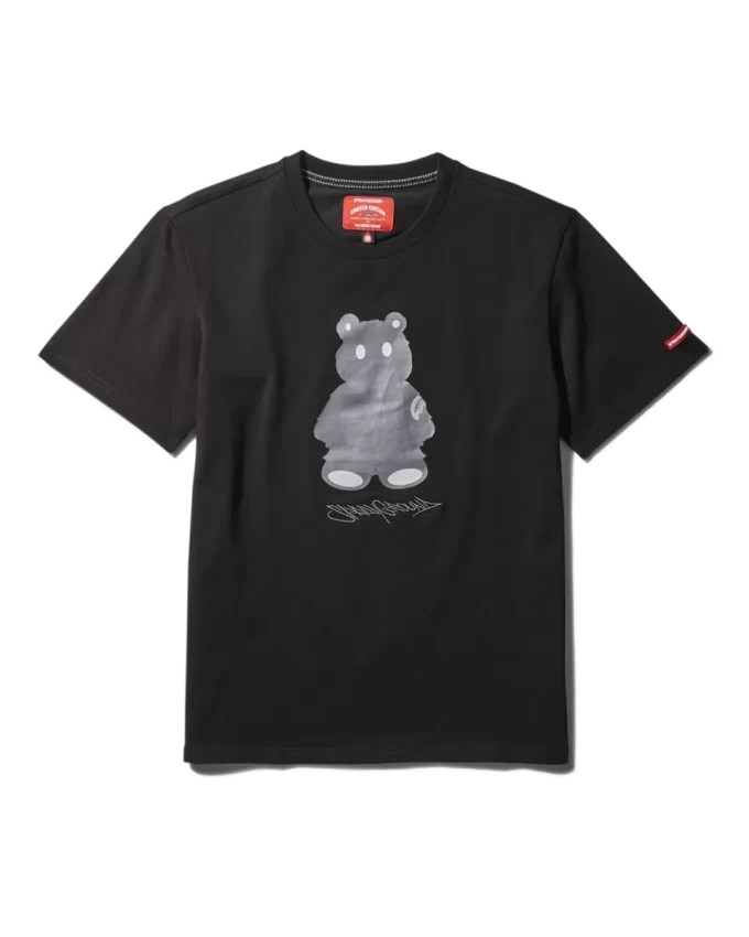 T-SHIRT A MANICA CORTA CON GRAFICA MONEY BEAR (NERA)