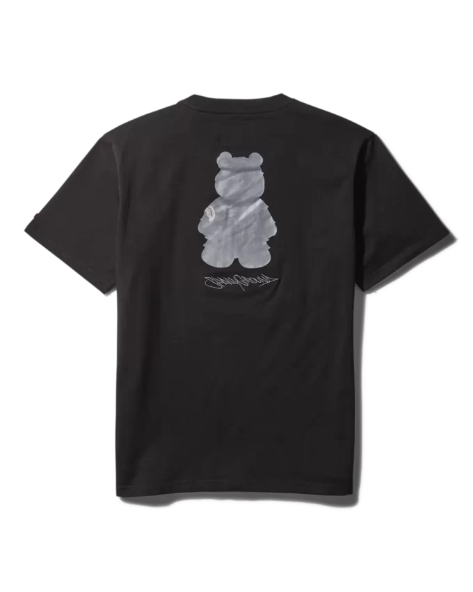 T-SHIRT A MANICA CORTA CON GRAFICA MONEY BEAR (NERA)