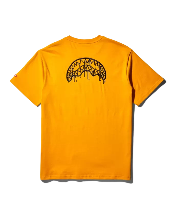 T-SHIRT CON STAMPA GRAFICA GARFIELD CAT STRATCH (ARANCIONE)