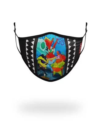 TUTA DA SPORT SPONGEBOB ADULTO CON COPERTURA PER IL VISO ADERENTE