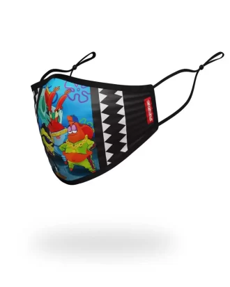 TUTA DA SPORT SPONGEBOB ADULTO CON COPERTURA PER IL VISO ADERENTE