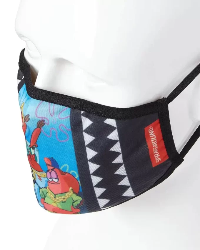 TUTA DA SPORT SPONGEBOB ADULTO CON COPERTURA PER IL VISO ADERENTE