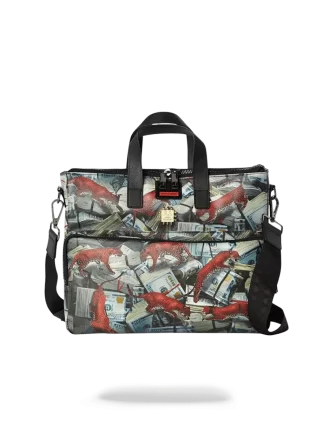 VALIGETTA DA VIAGGIO PORTA SOLDI LEOPARDO ROSSO