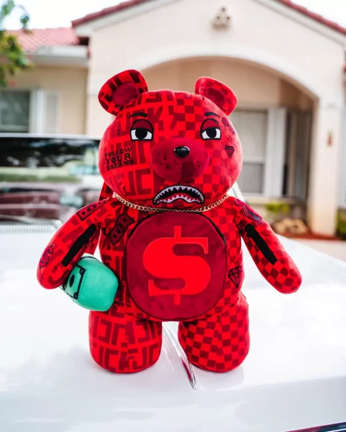 VENI VIDI VICI MONEYBEAR TEDDYBEAR BACKPACK