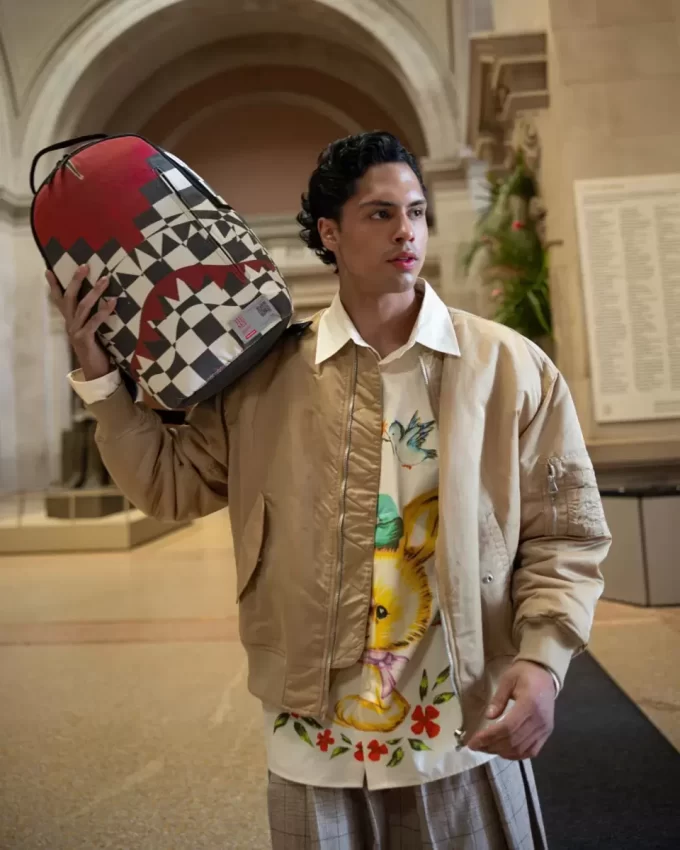 ZAINO A SCACCHIERA MET INCA