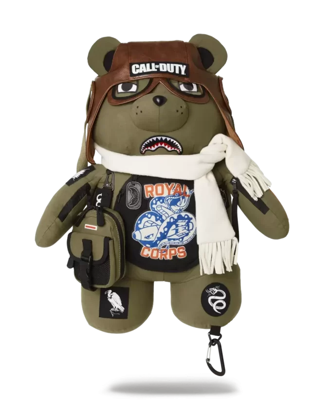 ZAINO CALL OF DUTY AVIATOR FEARLESS MONEYBEAR TEDDYBEAR
