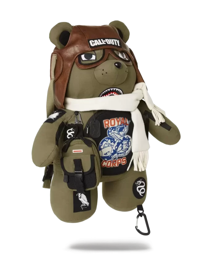 ZAINO CALL OF DUTY AVIATOR FEARLESS MONEYBEAR TEDDYBEAR