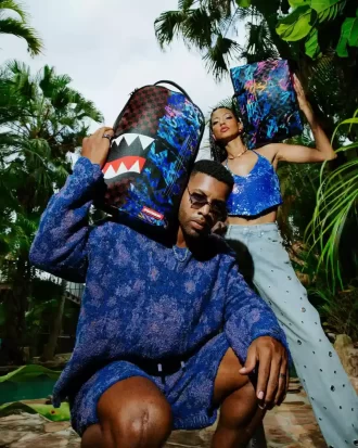 ZAINO CITTÀ DELLA LUCE CHE SI FLUISCE AL BUIO