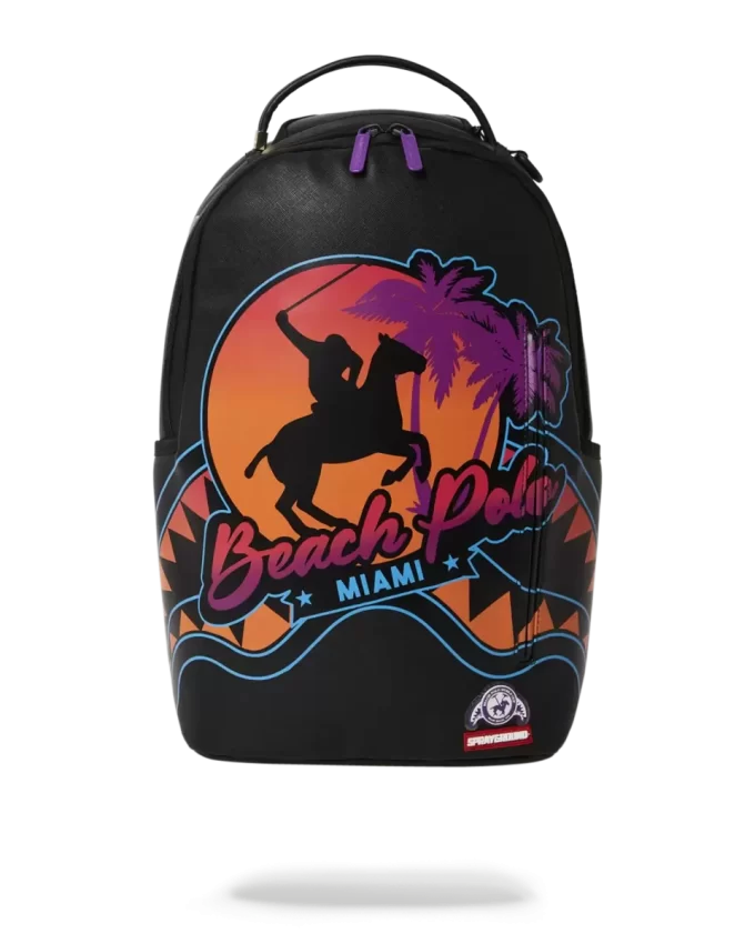 ZAINO COLLAB MIAMI BEACH POLO (DLXV-NERO)