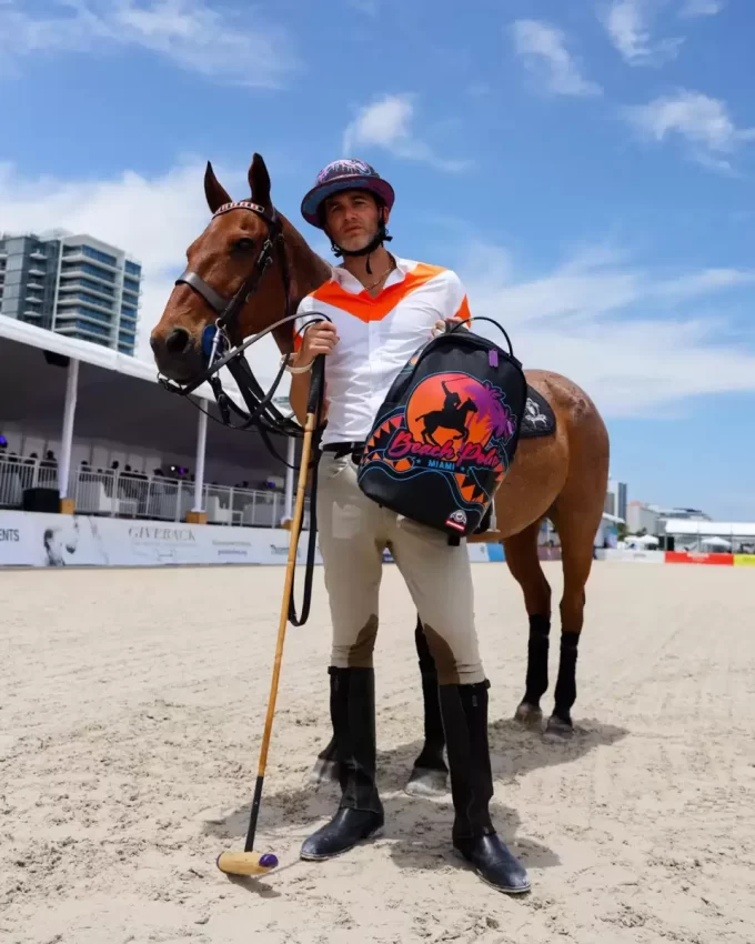 ZAINO COLLAB MIAMI BEACH POLO (DLXV-NERO)