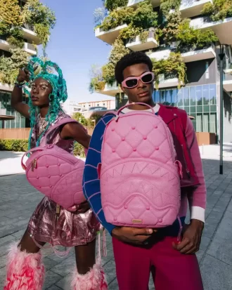 ZAINO CON BORCHIE A FORMA DI ORSO SORBET STUNNA