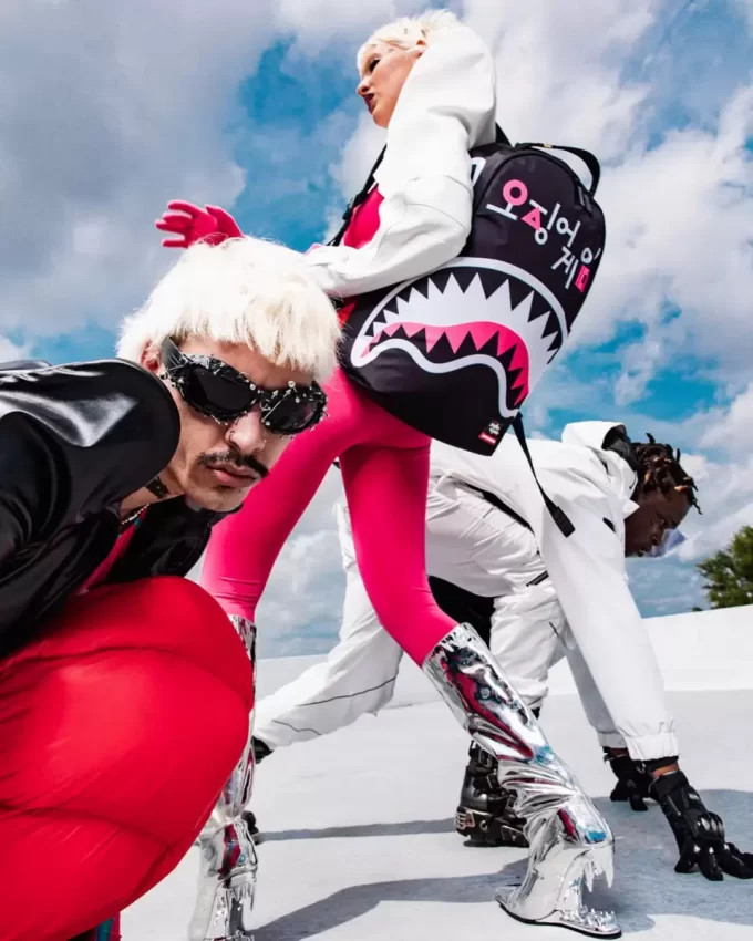 ZAINO CON LOGO COLLAB SQUID GAME LOCKUP