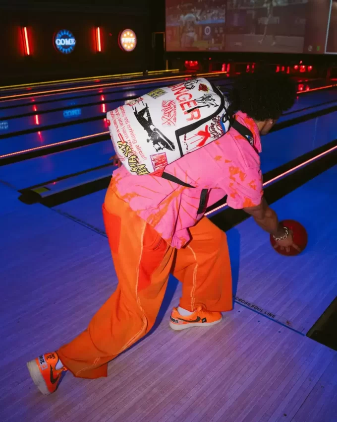 ZAINO CON SEGNO JETBLAST SULLA PISTA