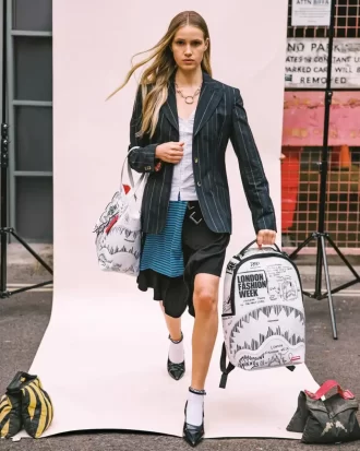 ZAINO DESIGNER DREAMS DELLA SETTIMANA DELLA MODA DI LONDRA