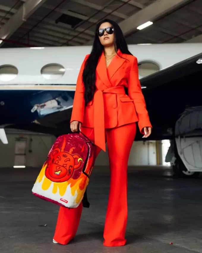 ZAINO DIABLO COZY IN PELLICCIA DI VELLUTO