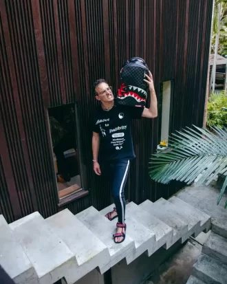 ZAINO GRIGIO SHARK BITE SHARKS IN PARIS (DLXV)