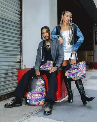 BORSA A MESSAGGIO HALF GRAF LIPS