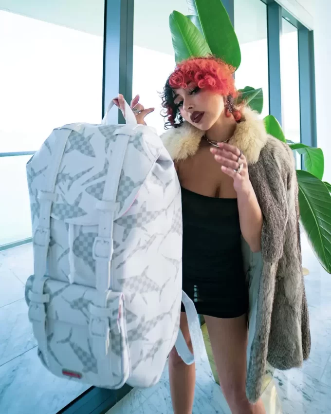 ZAINO HILLS SHARK CHECK (BIANCO)