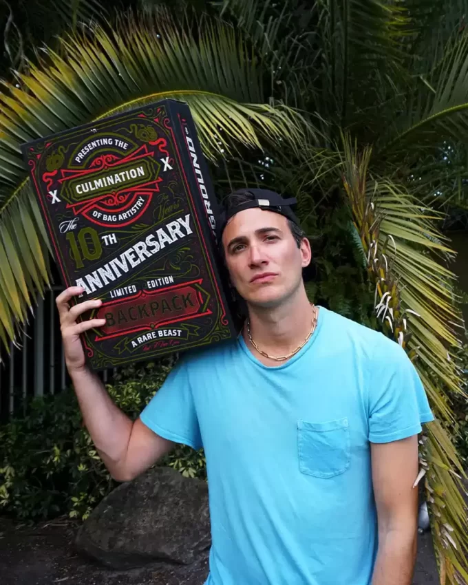 ZAINO HUSTLE 10 ANNI. SCATOLA MISTERIOSA. NUMERATO 1 DI 100 ZAINO HUSTLE 10 ANNI. SCATOLA MISTERIOSA. NUMERATO 1 DI 100