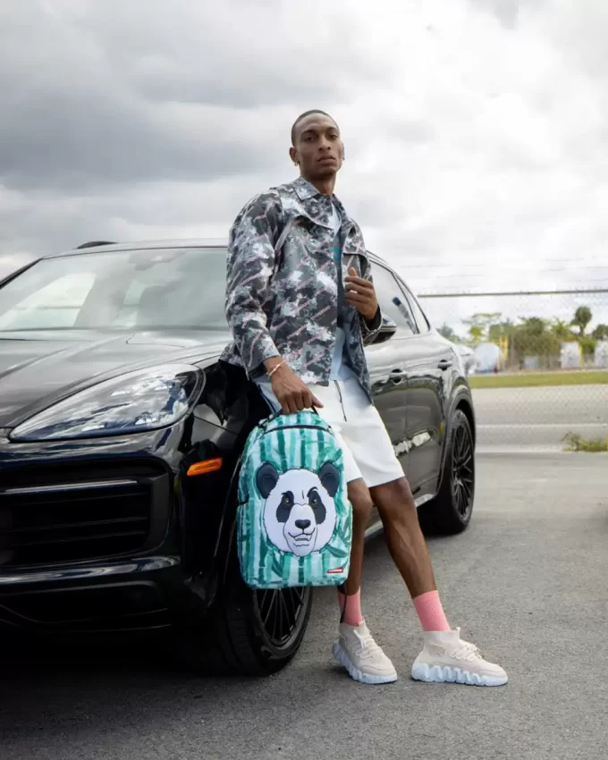 ZAINO IN PELLICCIA DI VELLUTO COZY PANDA