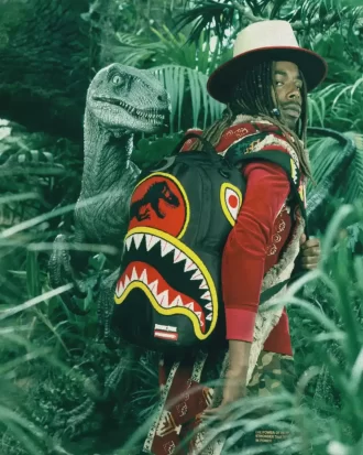 ZAINO JURASSIC PARK SHARK “CHENILLE SHARK” (DLXR)