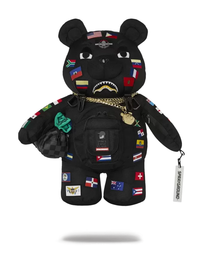 ZAINO MONEYBEAR JAMES FIRST CLASS GLOBAL FLAGS