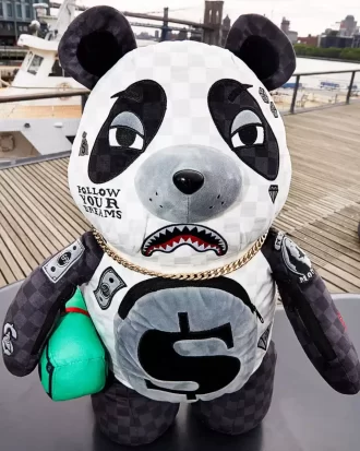 ZAINO MONEYBEAR TEDDYBEAR PANDA PANDA PANDA