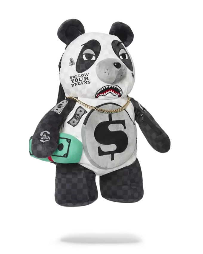 ZAINO MONEYBEAR TEDDYBEAR PANDA PANDA PANDA
