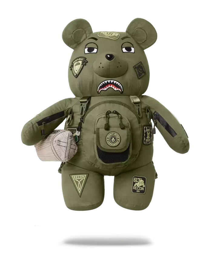ZAINO MONEYBEAR TEDDYBEAR SPECIAL OPS FULL THROTTLE