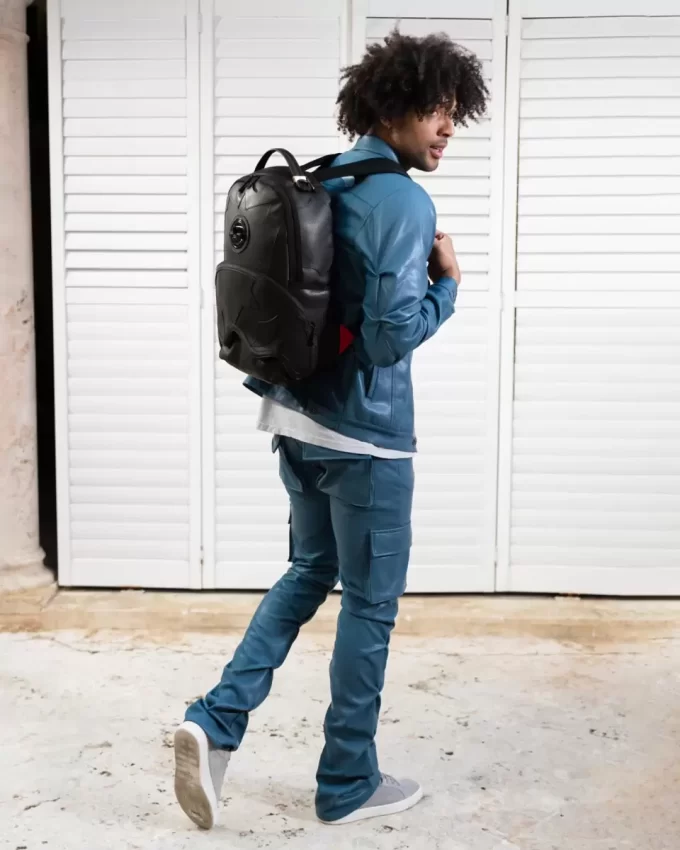 ZAINO NERO HEAVY METAL SHARK (DLXV)