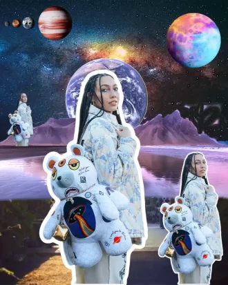 ZAINO ORSACCHIOTTO UFO SPACED OUT MONEYBEAR