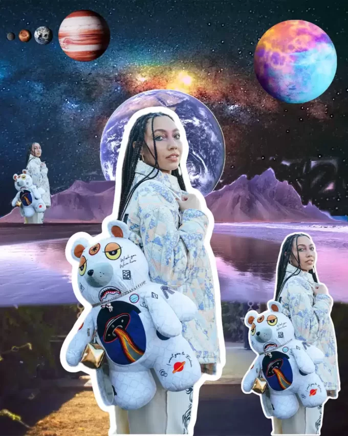 ZAINO ORSACCHIOTTO UFO SPACED OUT MONEYBEAR