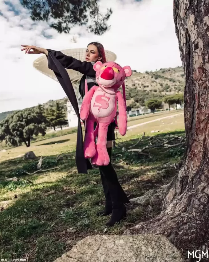 ZAINO ORSETTO PANTERA ROSA UP TO NO GOOD