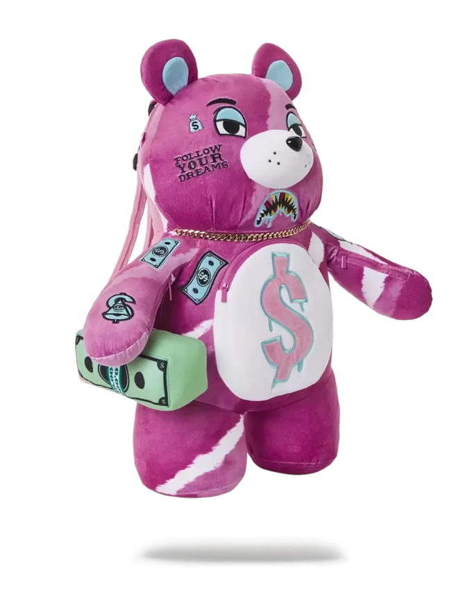 ZAINO ORSETTO ROSA PUNK MONEYBEAR