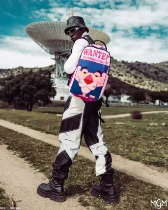 ZAINO PELLICCIOSO PANTERA ROSA