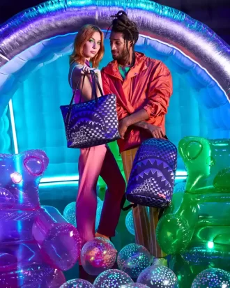 ZAINO PER SPETTACOLO DI LUCI IN FIBRA OTTICA