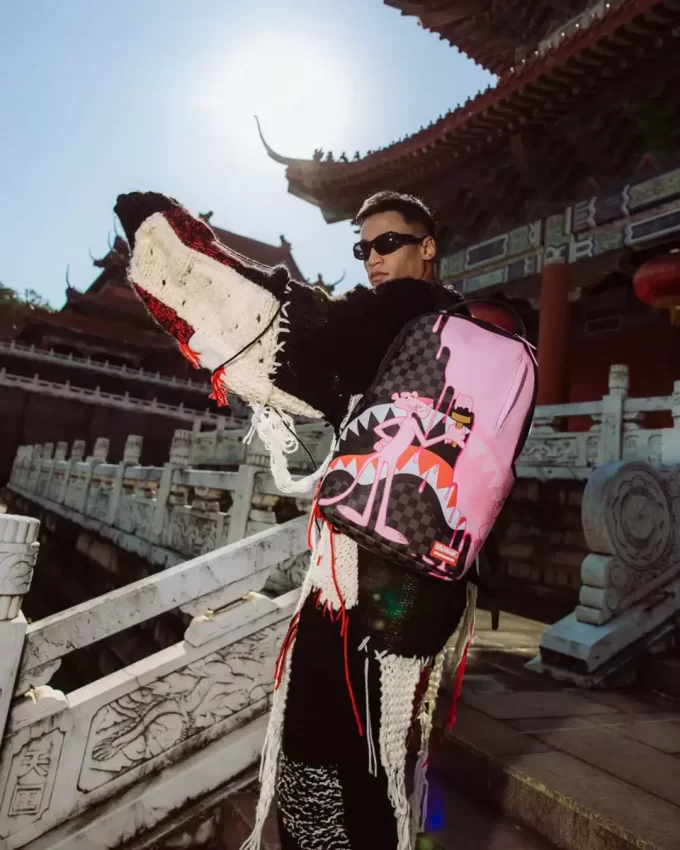 ZAINO PITTORE ROSA PANTERA ROSA