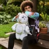 ZAINO RIVIERA LE BLANC CON CATENA D’ORO MONEYBEAR E ORSACCHIOTTO ZAINO RIVIERA LE BLANC CON CATENA D’ORO MONEYBEAR E ORSACCHIOTTO