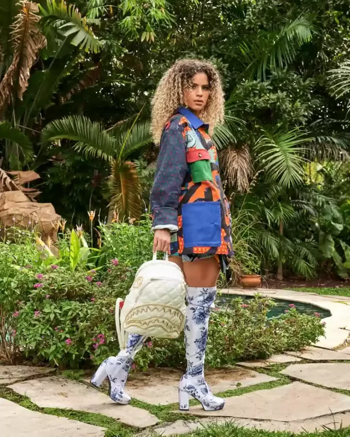 ZAINO RIVIERA LE BLANC GOLD CHAIN  SHARK SAVAGE