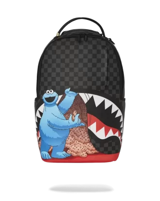 ZAINO SESAME STREET COOKIE MONSTER SNACK ATTACK DLXSV